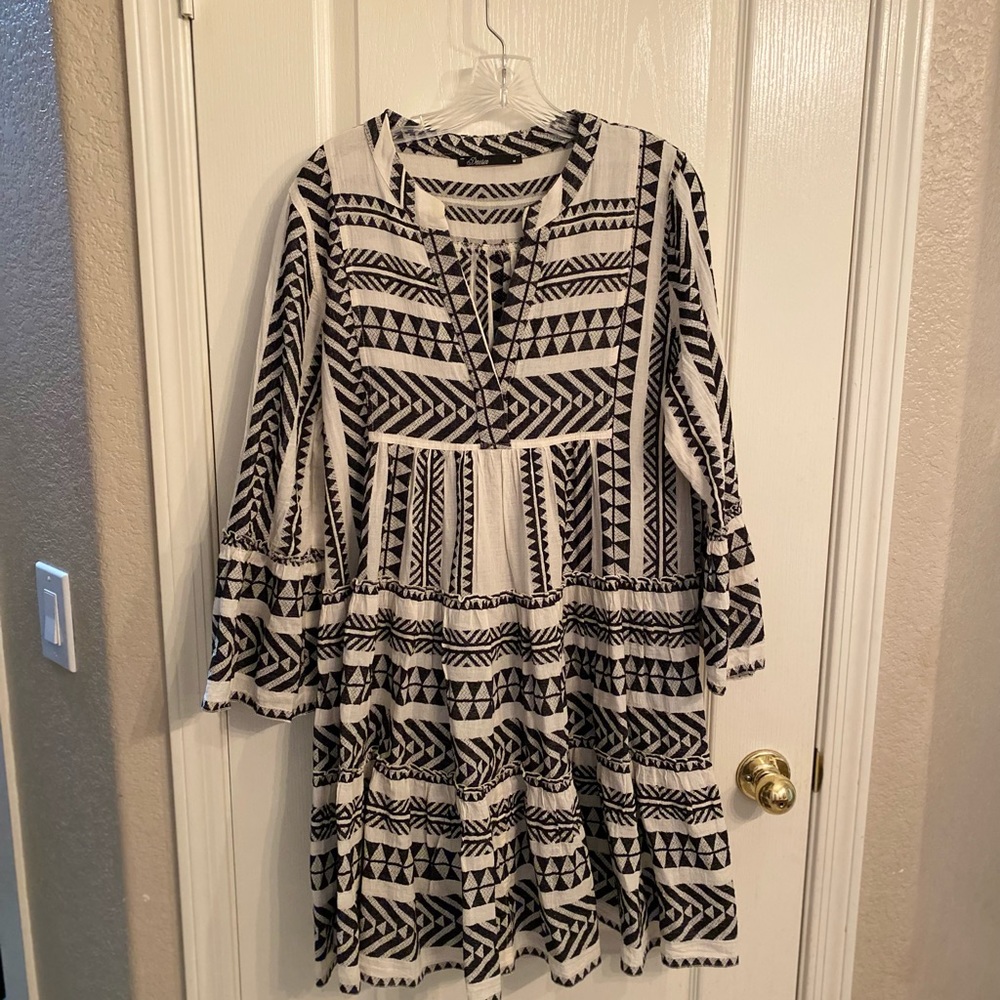 Devotion Petra Embroidered Dress M Anthropologie - Picture 5 of 6